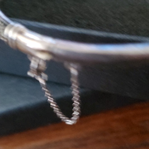 VINTAGE STERLING SILVER MARCASITE BRACELET - Picture 2 of 6